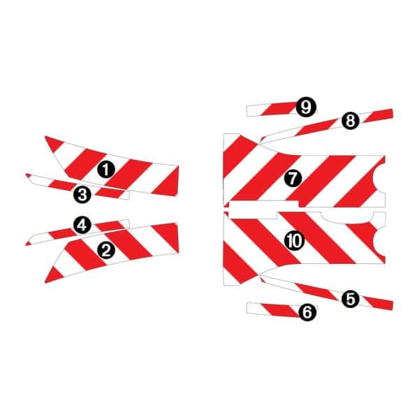 Kit Rouge-Blanc CL. A Standard - MERCEDES Sprinter H2/H3 (2018) – Image 3